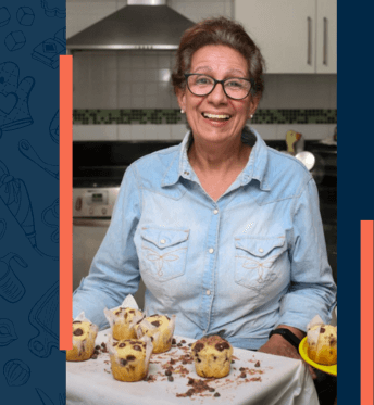 receita de brownie e cookies de castanha da vovó Nice